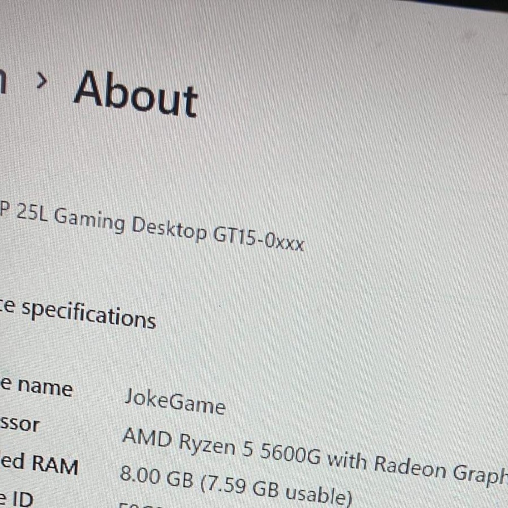 Omen Gaming Pc
